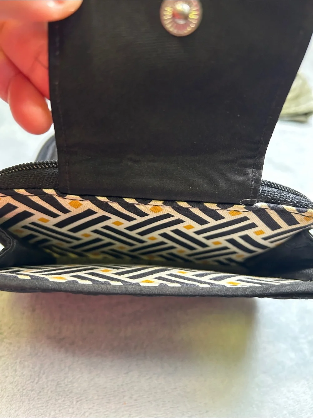 Vera Bradley compact wristlet